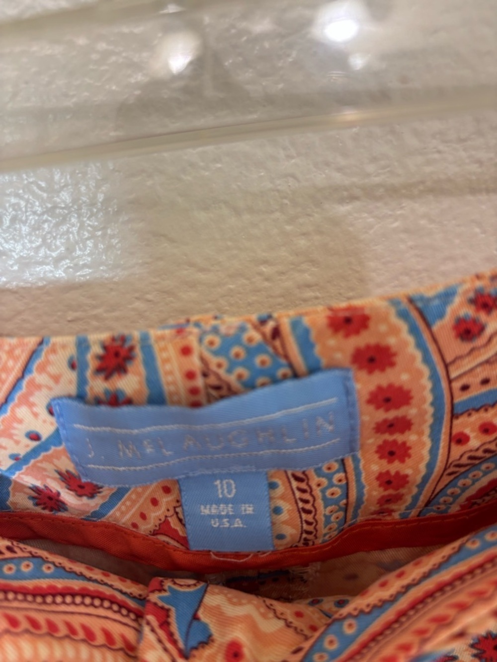 J. McLaughlin vintage Paisley 80s style Wide-Leg bold patterned pants - Picture 4 of 5